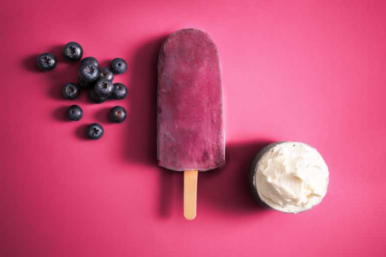 Blaubeer Cheesecake 